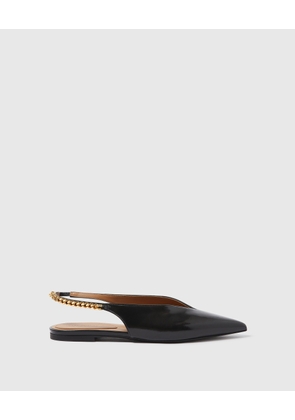 Stella McCartney - Falabella Flat Slingback Shoes, , Size: 36