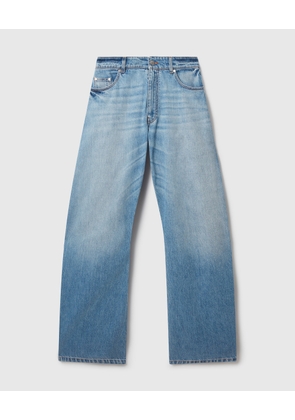 Stella McCartney - Relaxed Curve Deconstructed Jeans, , Size: 28