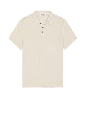 Club Monaco Lightweight Washed Polo in Island Fossil - Brown. Size XL/1X (also in ).