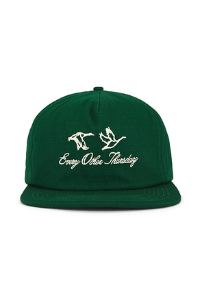 Every Other Thursday Ripstop Geese Logo Snapback in Signature Green - Green. Size all.