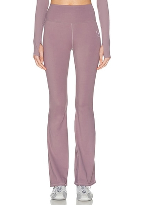 Adidas by Stella McCartney Flare Leg Legging in Legacy Purple - Purple. Size L (also in M, S, XS).