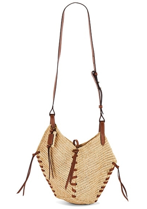 Isabel Marant Tampa Mini Bag in Natural & Cognac - Neutral. Size all.