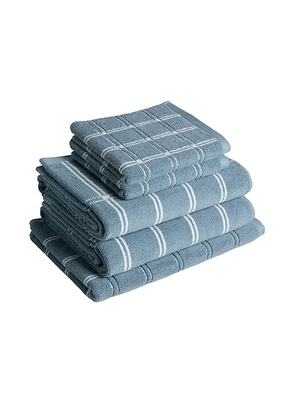 BAINA Essential Set in Celeste & Chalk - Blue. Size all.