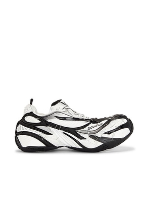 Balenciaga Soleless Sneaker in Black  White  & Silver - Black,Grey. Size 41 (also in 42, 43, 44).