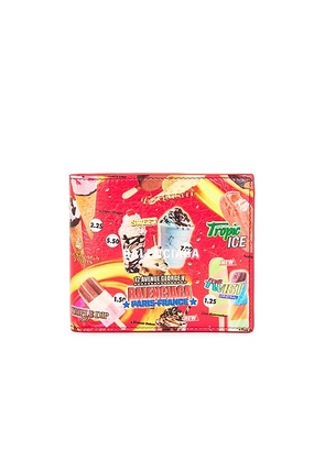 Balenciaga Cash Fold Wallet in Red - Red. Size all.