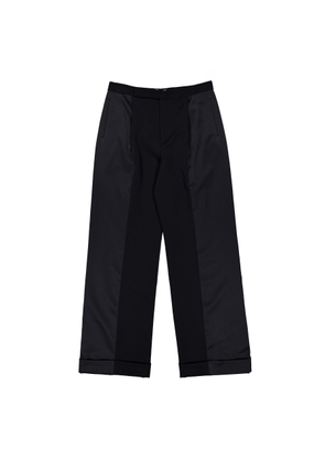 Saint Laurent Mens Flared Tuxedo Pants