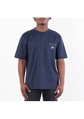 Fendi Mens Crewneck Cotton T-Shirt