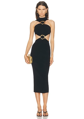Cult Gaia Ambar Knit Dress in Black - Black. Size L (also in M, S, XS).