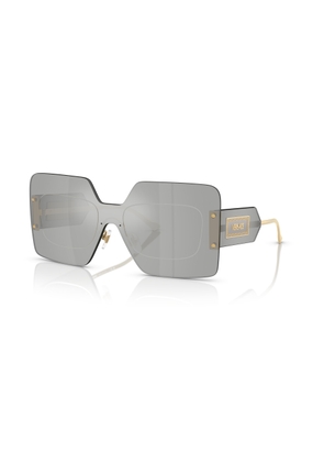 Versace Mirror Silver Shield Ladies Sunglasses VE2277 10026I 142