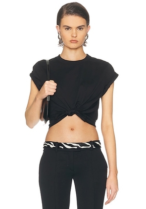 Givenchy Bow Tie T-Shirt in Black - Black. Size L (also in ).