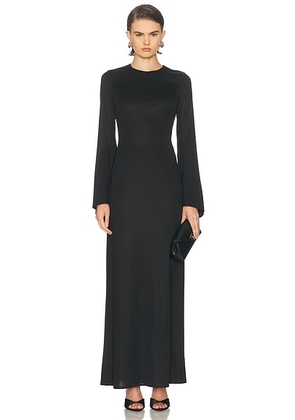 Gabriela Hearst Imara Dress in Black - Black. Size 36 (also in 38, 40, 42).