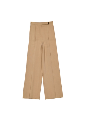 Ferragamo Viscose Cady Tailored Trousers, Brand Size 36 ( US Size 2 )