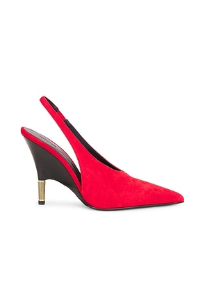 KHAITE Bella 100 Pump in Lipstick - Red. Size 36 (also in 36.5, 37.5, 38, 38.5, 39, 39.5, 40, 41).