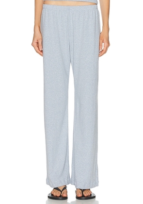 LESET Nando Lounge Pant in Ciel Melange - Baby Blue. Size L (also in M, S, XL, XS).