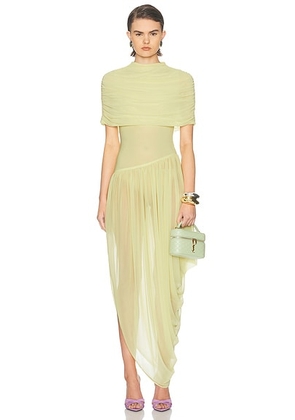 MARIANNA SENCHINA Calla Dress in Light Yellow - Lemon. Size L (also in M, S, XS).