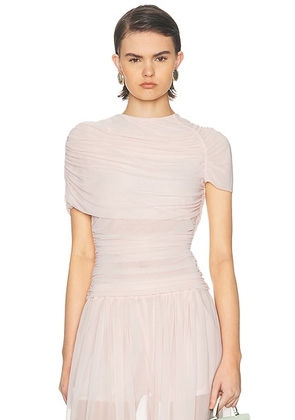 MARIANNA SENCHINA Gaia Top in Primrose Pink - Blush. Size L (also in M, S, XS).