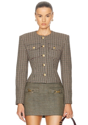 Ronny Kobo Jerry Jacket in Oxblood Multi - Burgundy. Size XL (also in ).