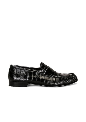 The Row Soft Loafer in Black - Black. Size 45 (also in ).