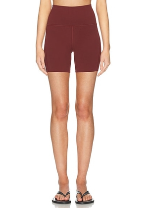 Left On Friday Super Moves 5 Short in Jam - Brick. Size L (also in M, S, XL, XS).