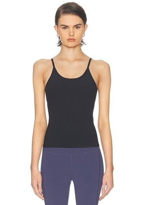 Left On Friday Barre Long Tank Top in Jet - Black. Size L (also in M, S, XL, XS).
