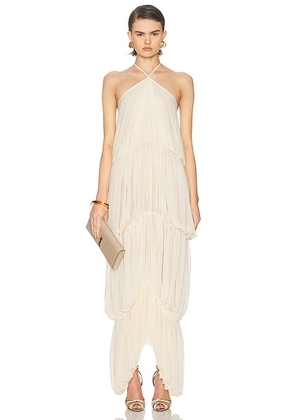 Ronny Kobo Bia Dress in Ivory - Ivory. Size L (also in M, S, XS).