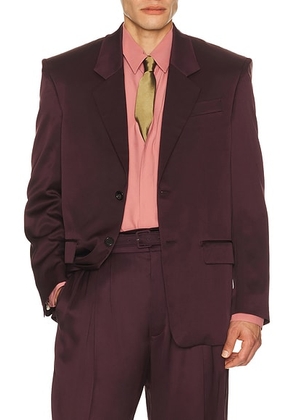 Saint Laurent Fit Fluide in Prune - Wine. Size 46 (also in 48, 50, 52).