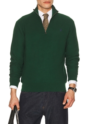 Polo Ralph Lauren 1/2 Zip Sweater Pullover in Vintage Pine - Green. Size L (also in M, S, XL/1X, XXL/2X).