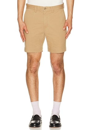 Polo Ralph Lauren Bedford Cotton Stretch Twill Short in Desert Khaki - Tan. Size 31 (also in 32, 34, 36, 38).