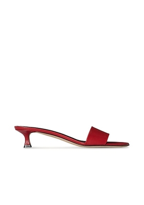 The Row Combo Two Mule in Scarlatto - Red. Size 36.5 (also in 38.5, 39, 39.5).