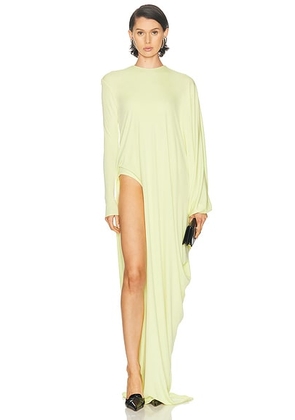 TOM FORD Long Sleeve Evening Dress in Cream - Yellow. Size 34 (also in ).