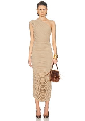 Ronny Kobo Emina Dress in Nougat - Nude. Size L (also in M, S, XS).