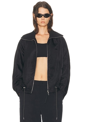 Varley Lotta Blouson Jacket in Black - Black. Size L (also in M, S, XS).