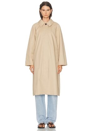 Varley Robyn Car Coat in Nomad - Beige. Size L (also in M, S, XS).