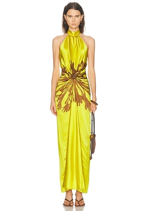 SILVIA TCHERASSI Koori Dress in Yellow Dandelion - Yellow. Size M (also in S, XS).