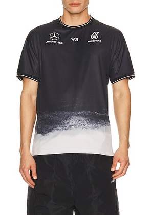Y-3 x F1 Mech Jersey Black in Black - Black. Size L (also in M, S, XL/1X, XXL/2X).