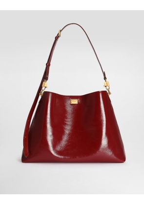 Dolce & Gabbana Large Vittoria Calfskin Shoulder Bag - Woman Shoulder And Crossbody Bags Red Onesize