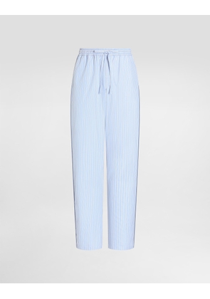 Dolce & Gabbana Striped Poplin Trousers - Man Pants And Shorts Multicolor 50