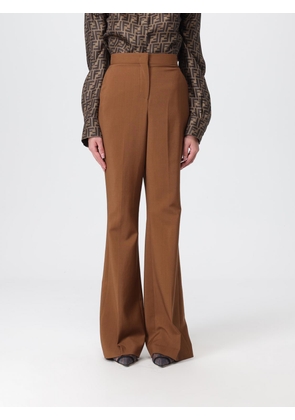 Pants FENDI Woman color Brown