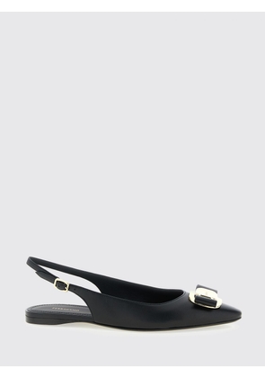 Ballet Flat FERRAGAMO Woman color Black