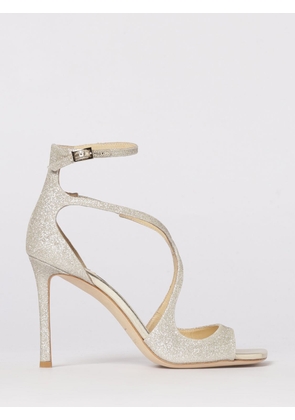 Heeled Sandal JIMMY CHOO Woman color Silver