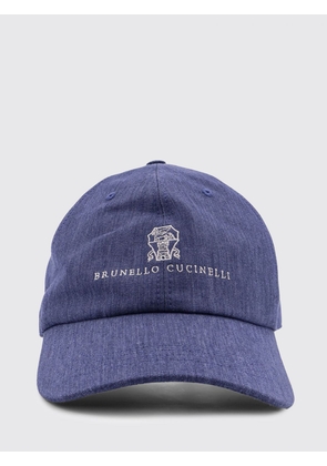 Hat BRUNELLO CUCINELLI Men color Blue