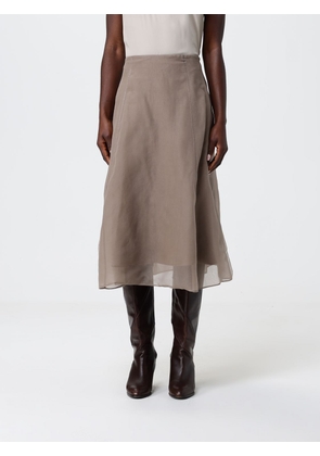 Skirt BRUNELLO CUCINELLI Woman color Brown