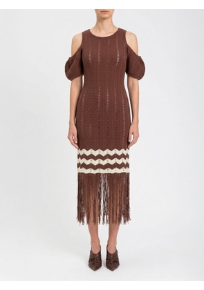 Dress TWINSET Woman color Brown