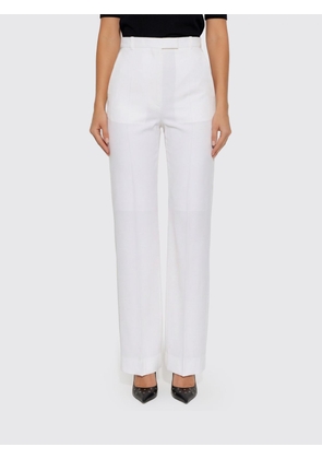 Pants MCQUEEN Woman color White