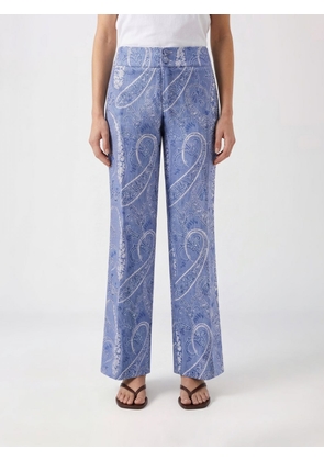 Pants ETRO Woman color Blue