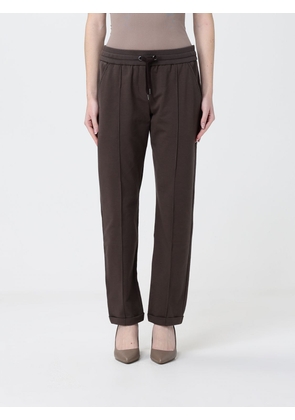 Pants BRUNELLO CUCINELLI Woman color Brown