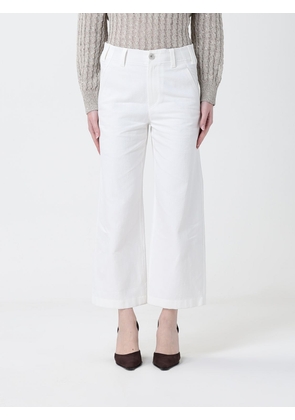 Pants BRUNELLO CUCINELLI Woman color White