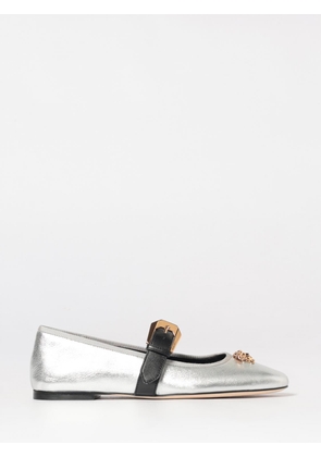 Ballet Flat VERSACE Woman color Silver