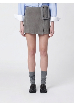 Skirt AMI PARIS Woman color Grey