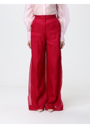 Pants MAX MARA Woman color Red